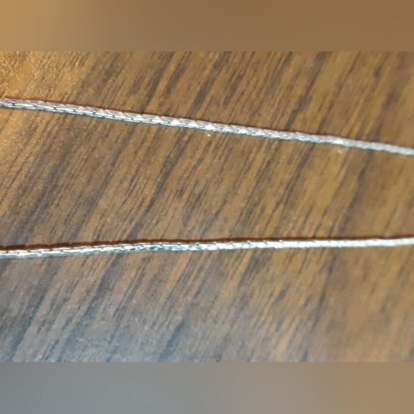 Vintage Silver Tone Monet Necklace 10"L - Picture 7 of 8